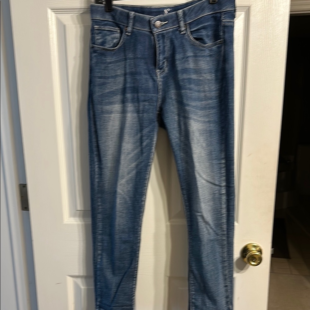 Women's Blue Jeans capri
